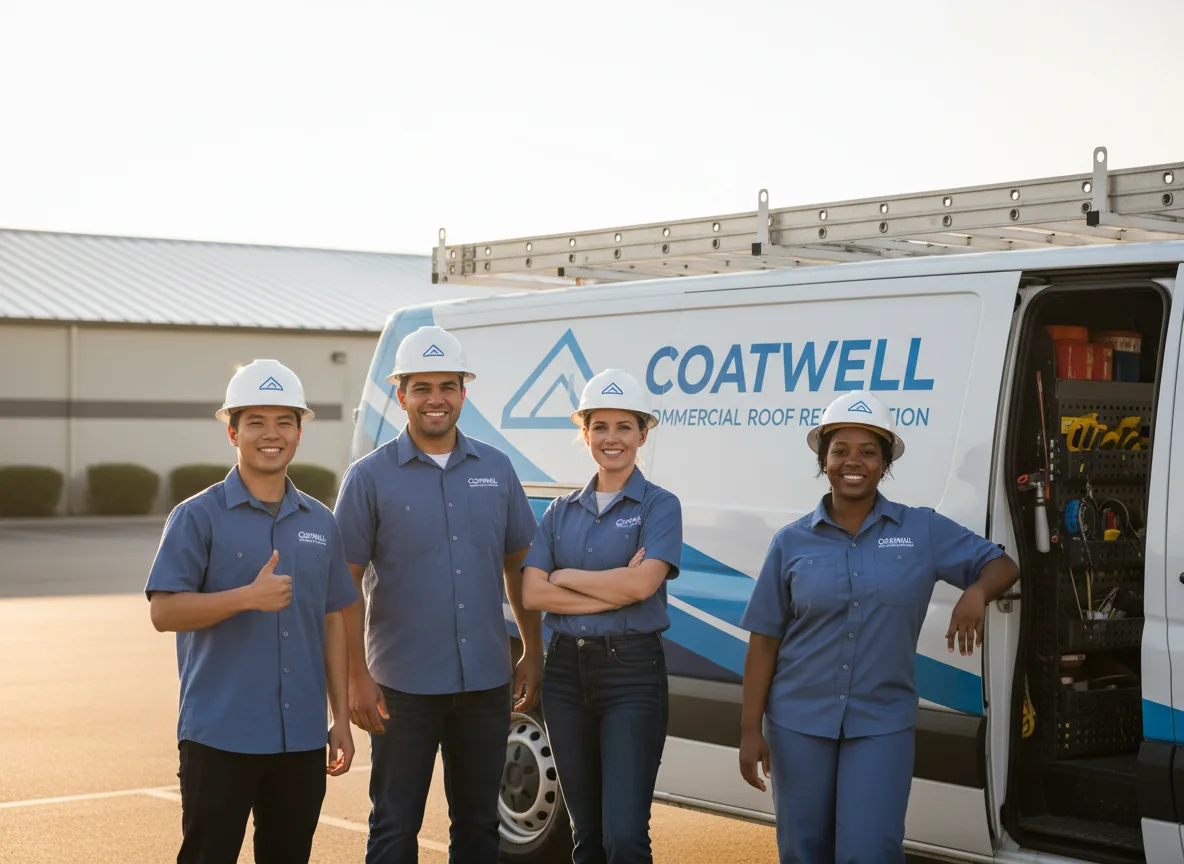 Commercial roof coating company in Bucks, AL